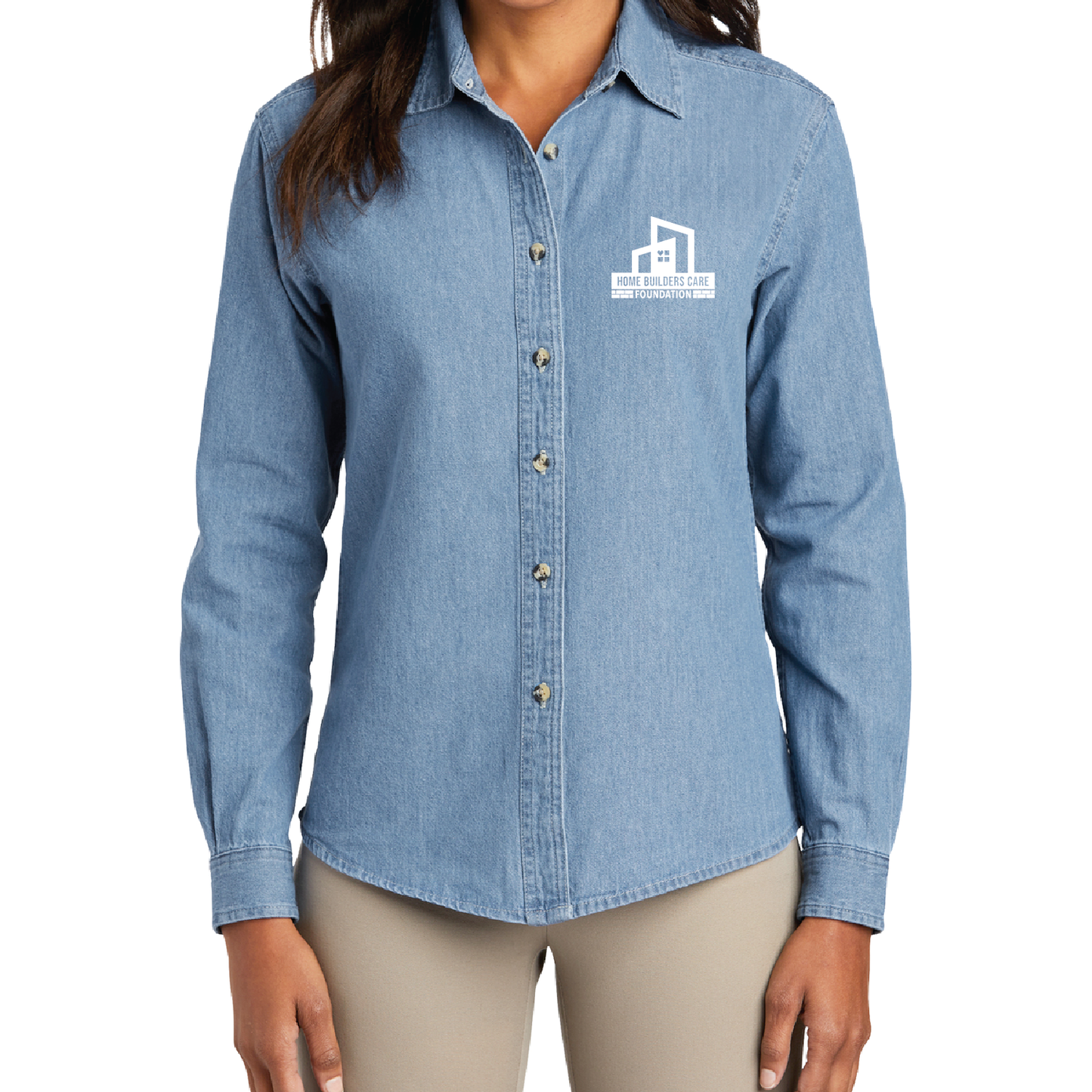 Women's Long Sleeve Denim Shirt
