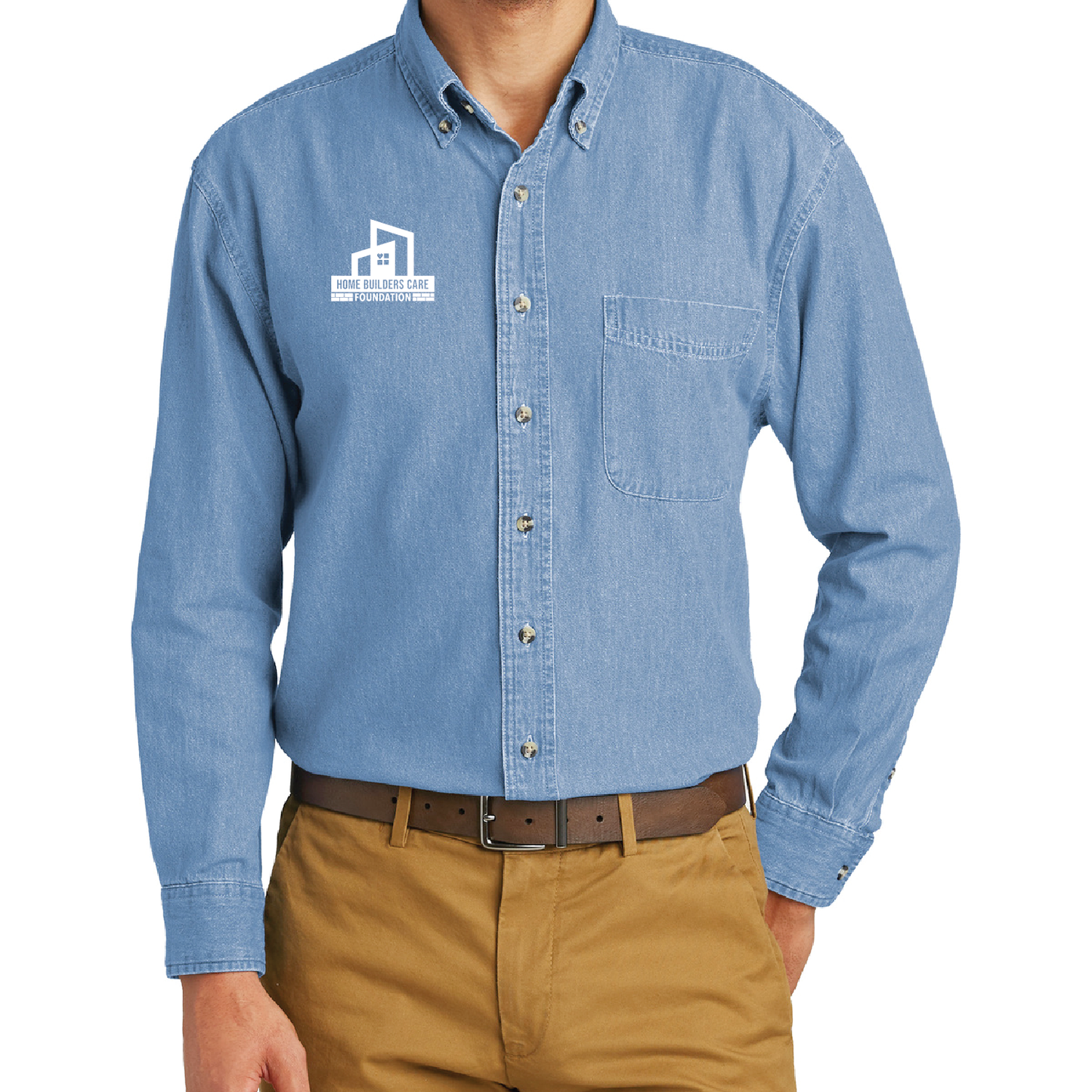 Men's Long Sleeve Denim Shirt